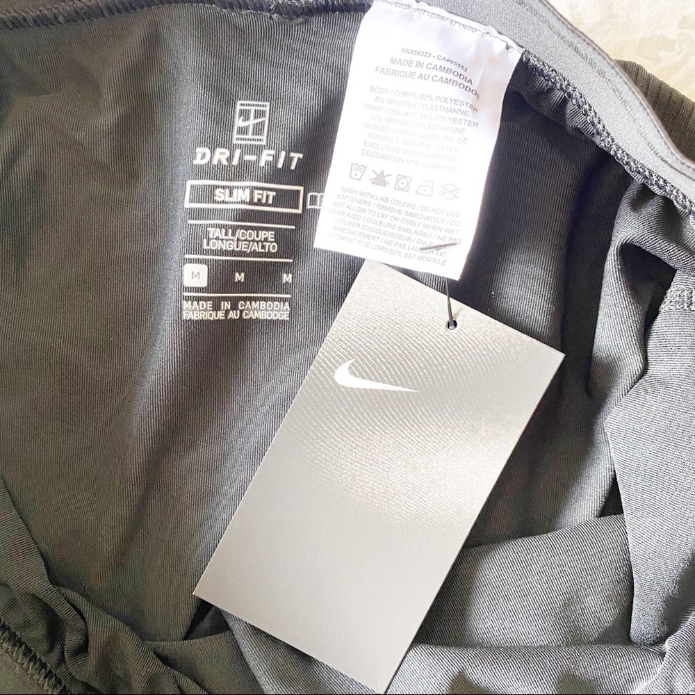 NIKE Tennis Skort Black White Medium Tall NWT - Picture 6 of 10
